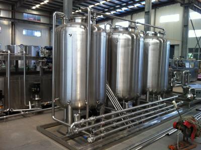 China Semiauto CIP Cleaning System 500L Tank For Dairy / Beer / Beverage Processing Line for sale