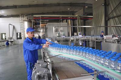 China Custom Small Scale Water Bottling Plant , Fully Automatic Linear Filling Machine for sale