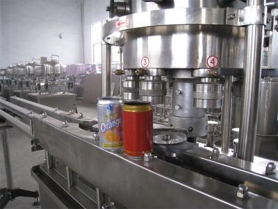 China Automatic Beverage POP Can Filling Machine For Tinplate Can / Aluminum Can / PET Plastics Can for sale