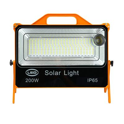 China outdoor 100w 200w led waterproof portable floodlight solar flood light for outdoor stadium lighting for sale