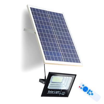 China Factory Direct Solar Flood Light 100w Solar Garden Waterproof for sale