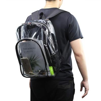 China Bicycle anti-theft bags laptop book school set backpack drawstring boslun transparent schoolbag for sale