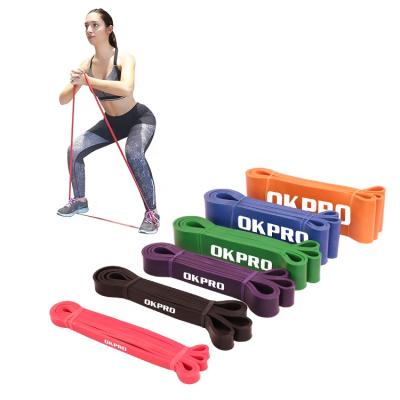 China Gym Latex Power Band Latex Resistance Lifting Loop Pull Up Aid Band Fitness Strength Band Power Exercise Latex Stretch Custom Resistance Bands for sale