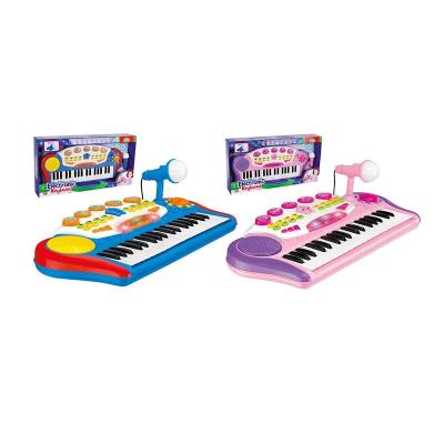 China Multifunctional musical toy musical instrument 37 keys electronic organ toy with microphone and MP3 wire. for sale