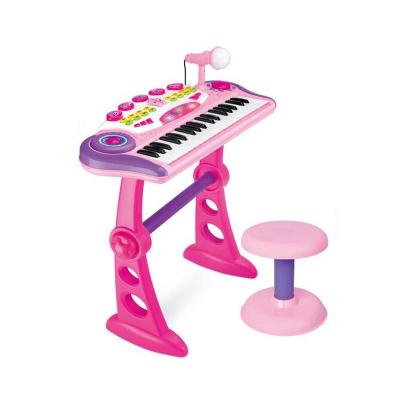 China Musical toys plastic material educational keyboard piano electronic toy organ for kids with MP3 wire and microphone. for sale