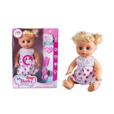 China Beautiful Toy Girl Battery Operated Baby 16 inch Lifelike Vinyl Reborn Doll with Sound 12. for sale