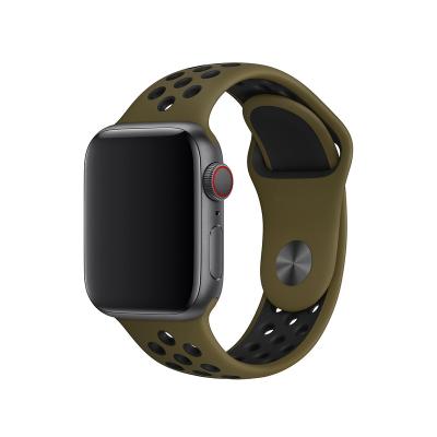 China Realease Replcement Watch Band New Fashionable Sports Silicone Rubber Strap Fits All Apple Watch Watch Band Cases for sale