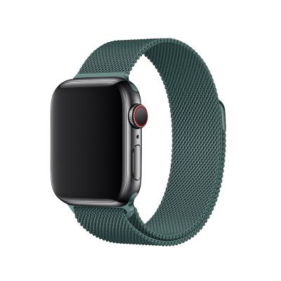 China Magnetic Stainless Steel Strap Ring Fits Apple Watch Sports To Waterproof Smart Strap for sale