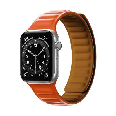 China Fashion luxury popular 48 color laser\dress and printing silicone sport band for watch 6, 4 sizes designer silicone apple strap for apple watch series 6 for sale