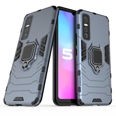 China Anti-fall Ring Holder Shockproof Phone Case for Vivo Y91C Y91i Y73S Y70S Y52S Y12S Y7S for sale