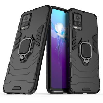 China Anti-drop mobile accessories back cover for vivo V20 pro V11 V9 S9 S7 S6 Se V17 V15 kickstand cellphone case for sale