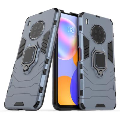 China Anti-fall Ring Holder Shockproof Phone Case for Huawei Y9A Y8S Y7 Y6 Prime pro Y6P Y5P for sale