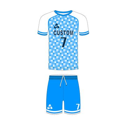 China 2022 New Men's Soccer Kit Sports Wear Wholesale Custom Breathable Tank Top Football Uniform Square for sale