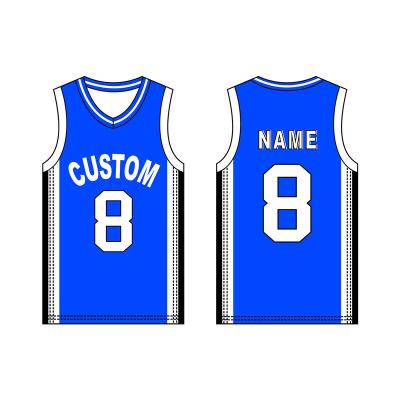 China Custom Made Basketball Uniforms Wholesale Custom Design Basketball Antibacterial Tank Top Latest Quality Basketball Uniforms for sale