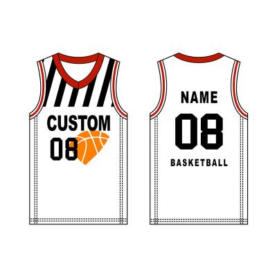 China New Product Antibacterial Original Basketball Uniform OEM Custom Jersey Low MOQ Design Sets Cheap Price Basketball Clothes for sale