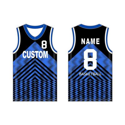 China High Quality Men's Breathable Basketball Design Suit Antibacterial Custom Unique Tank Top Uniforms With Low Price for sale