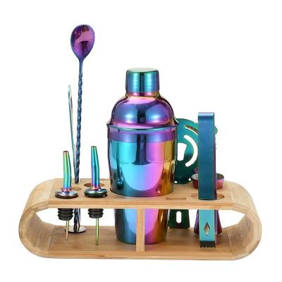 China Modern DIY Cocktail Shaker Set Latest Custom Cocktail Shaker Making Set Stainless Steel Bar Tool Kit for sale