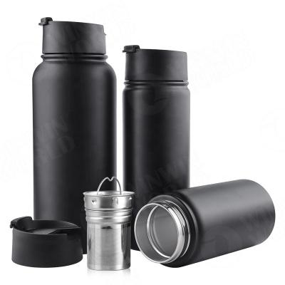 China New Promotion Style Sports Water Bottle Stainless Steel Viable Hot Water Bottle Insulated Water Bottle for sale