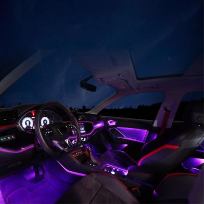 China Synchronized with original color and shine 30 colors illuminated car styling LED light and ambient vents for Audi Q3 Q3L 2019-2021 for sale