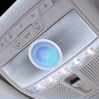 China Synchronized with original 64 color and color reading lamp speaker cover for Mercedes C class W205 2015-2021 for sale