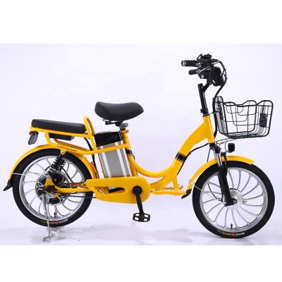 China 2019 New Arrival 48V 350W 30AH Carbon Steel Retro E Bike Carbon Bike Electric Bikes for sale