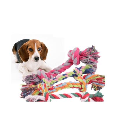 China Viable Handwoven Wholesale Pet Toy Set Interactive Chew Cotton Hemp Dog Rope Bite-Resistant Toys for sale