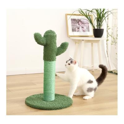 China Sustainable Modern Pet Climbing Toys Frame Scratcher Interactive Cactus Cat Tree for sale