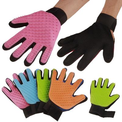 China Viable Hot Sale Pet Grooming Glove For Dog, Throwing Gloves Sweep, Dog Bathing Glove Cat Petting Glove for sale