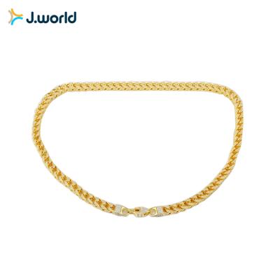 China High Quality Women Men Rock Hip Hop Jewelry Gold Bling Necklace for sale