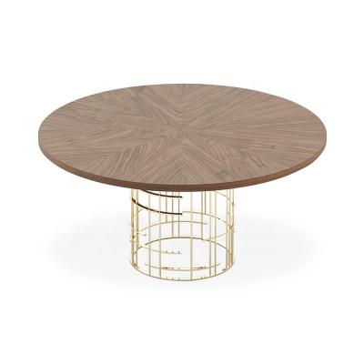 China A Custom Style Removable Creative Geometric Modern Restaurant Round Table Column Round Table for sale