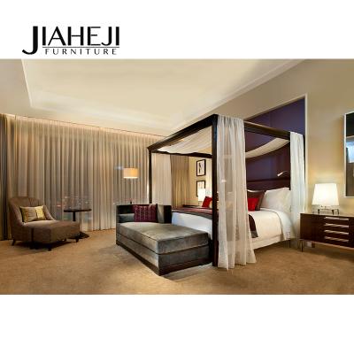 China JIAHEJI-A002 Contemporary Hot Sale Bedroom Bed 5 Star Hotel Furniture for sale