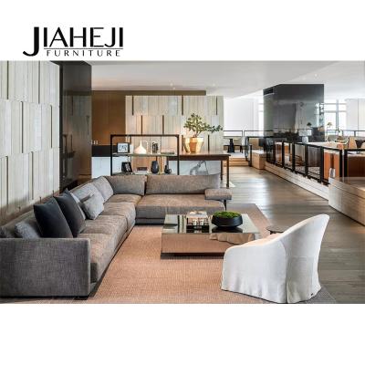 China JIAHEJI-DD003 Sofitel Contemporary Hotel Restaurant Furniture Set Wooden Sofas Chair And Table Mirazur Restaurant Furniture for sale