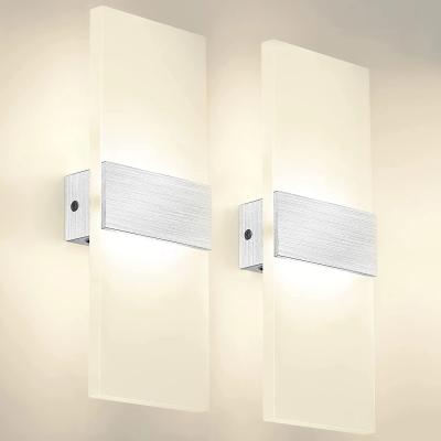 China Modern Wall Light AC100-240V 8W RGB Color Changing Tuya Voice Control Bedside Lamp Wall Light Room Wall Mounted for sale