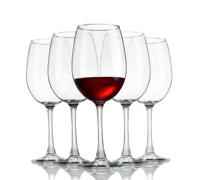 China Less Bubble Handblown Luxury Red Wine Glasses Tall 16 oz Wine Glass Set of 4 Bulk Crystal Wine Glasses for sale