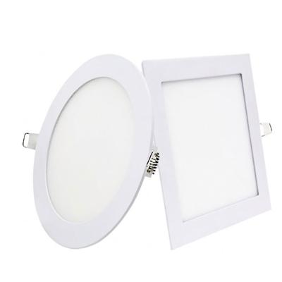 China Modern Square 3W 4W 6W 9W 12W 18W 24W 15W Slim Round Led Panel Light for sale