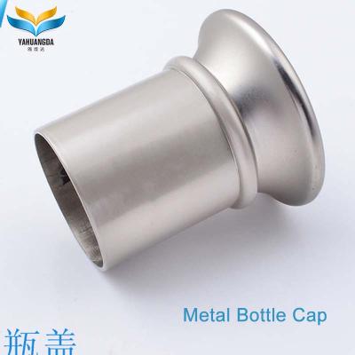 China Custom fashion new product cheap metal wine bottle cap not refillable with cork for sale