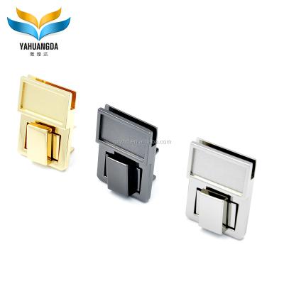 China Eco-friendly hardware custom lock for wholesale handbag swivel metal bag turn lock ZM635 for sale