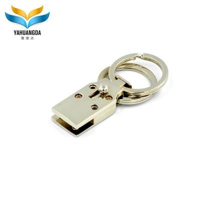 China Hot Selling Fashion Special Product Artigifts Design Artifacts Main Chain Keychain Custom Logo Hardware With Metal Keyring D533 for sale