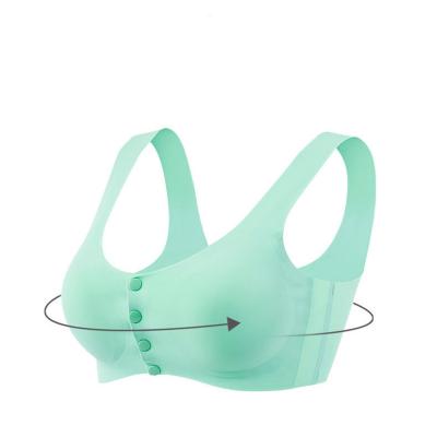 China High Quality Antibacterial Plus Size Nursing Bra Breathable Women Breastfeeding Seamless Maternity Push Up Underwear Bra for sale