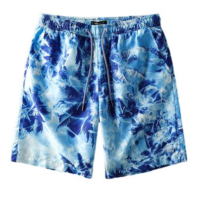 China OEM Breathable Men's Hawaiian Beach Shorts Quick Dry Breathe Free Loose Loungewear Plus Size Men Summer Digital Print Shorts for sale