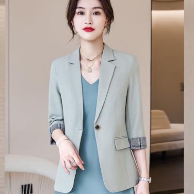 China Female Lady Women Blazer Casual QUICK DRY Jacket Office OEM Coat Suit for sale