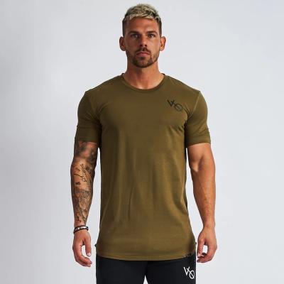 China Custom Wholesale OEM Men's Anti-Wrinkle Men's T-shirt Jogger Cotton Fitness Sportswear Streetwear Men's Casual Short Sleeve Round Neck Tops for sale