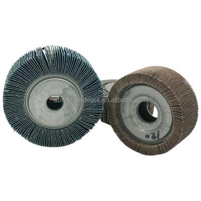 China Nitinol Grinding X5000 Glass Polishing Sanding Head Non-woven Flap Wheel for sale