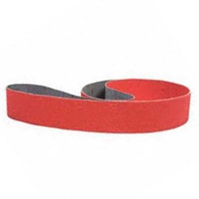 China ProfessionalSuzhou OEM 75 mmx 457mm Wide 115mmx8000mm ceramic paper 610 x 100 blue sanding belts for metal for sale