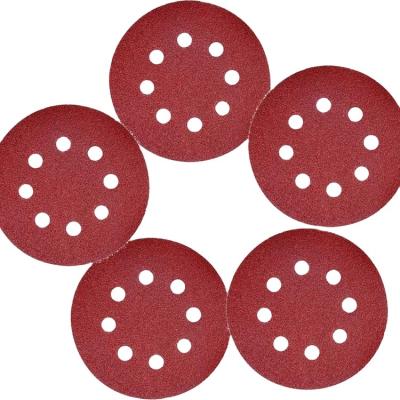 China Custom High Quality 40 grit 6 inch Aluminum Oxide sanding discs buffing sheet sandpaper for sale