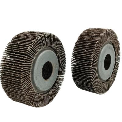 China Manufacture directly supply grind and shank mounted flap wheels with shaft shank for sale