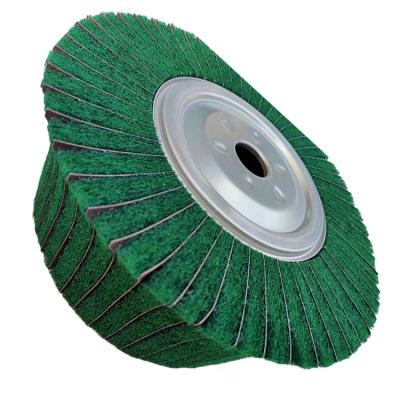 China flap wheel abrasive tool non woven buffing nylon wheel grinding mixer for sale