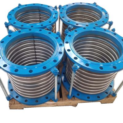 China Pipe Lines Connect DN200 8inch Steel Pipe Fitting Stainless Metal Bellows Compensator Expansion Joint Price for sale