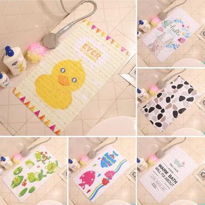 China New Lovely Viable Non-slip Tub Mat Shower Floor Mat Cartoon for sale