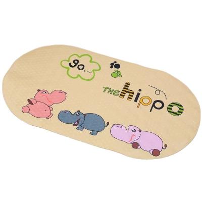 China Best Selling Printed Sustainable Safety PVC Bath Floor Skid-Resistant Shower Mat For Toddler Baby Kids Child for sale